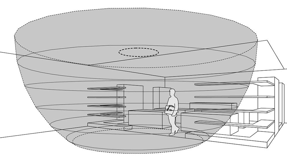 Ceiling back antenna image