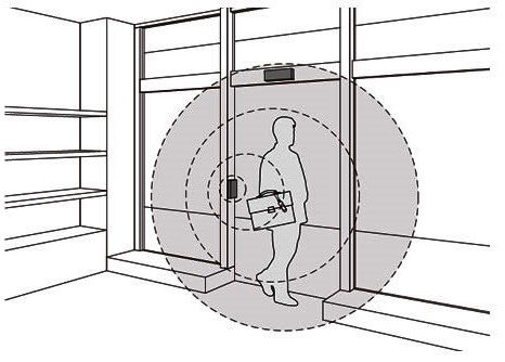 Wall-mounted antenna image